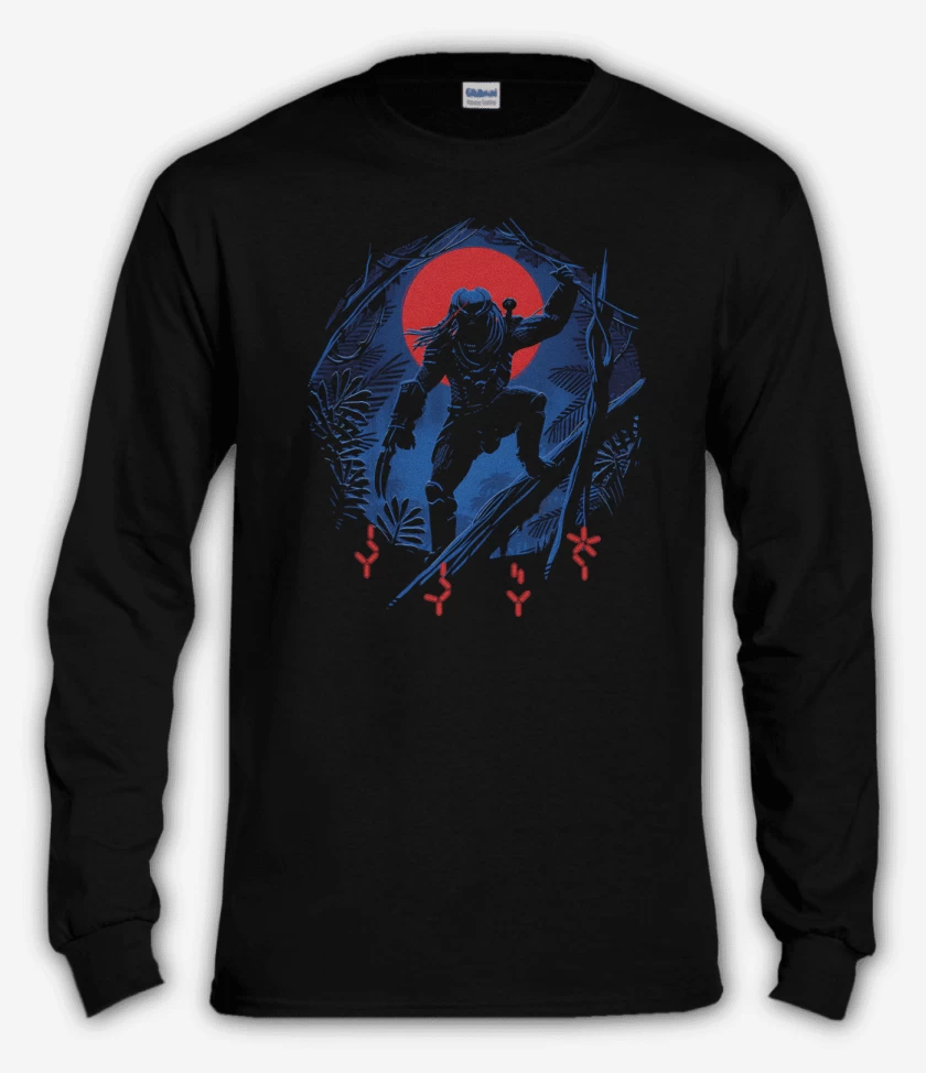 Polera manga larga Negro de El demonio de la selva
