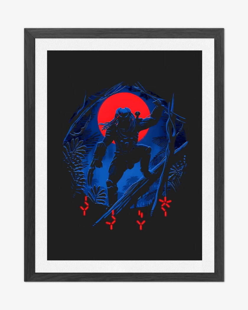 Cuadro decorativo Negro de El demonio de la selva