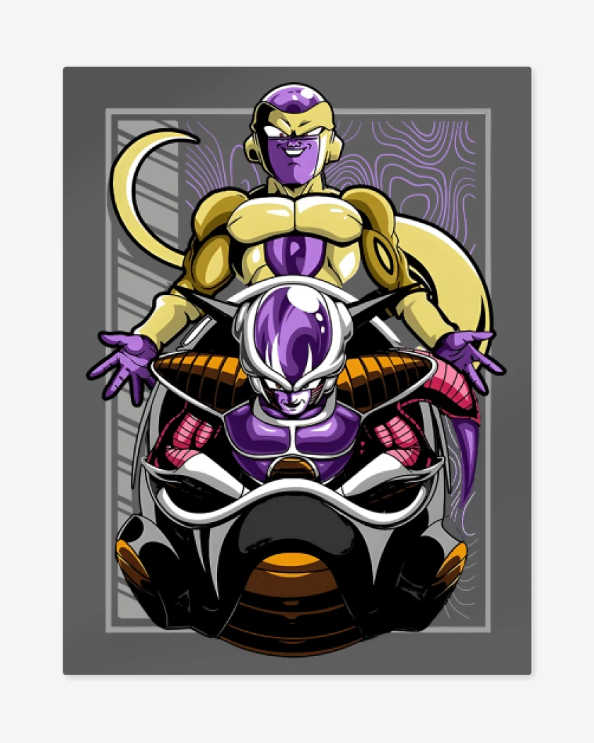 Print metalico Carbon de Freeza