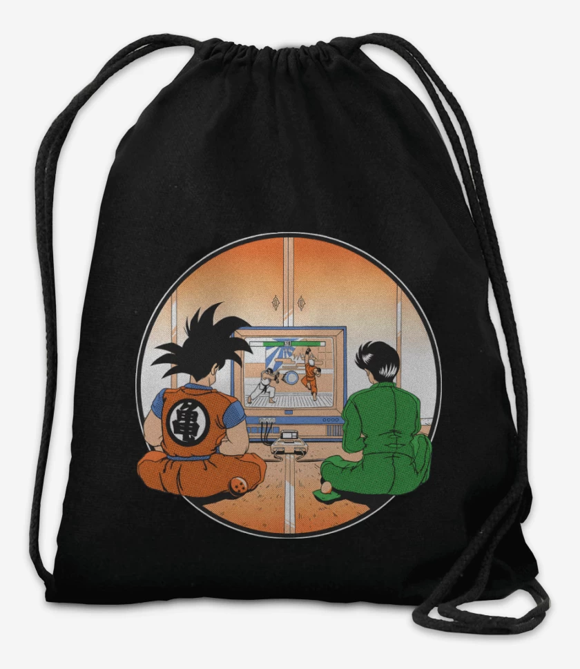 Mochila Negro de Pelea de Anime