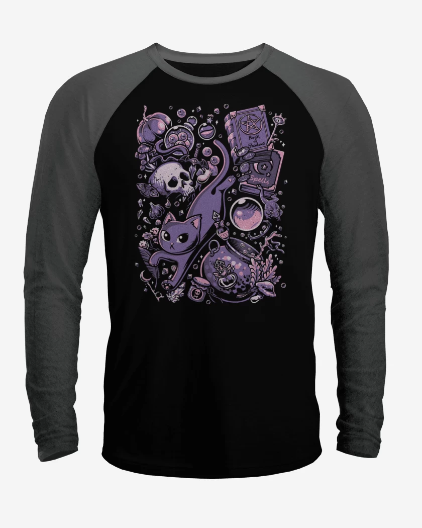 Polera Raglan Ingredientes para Brujería