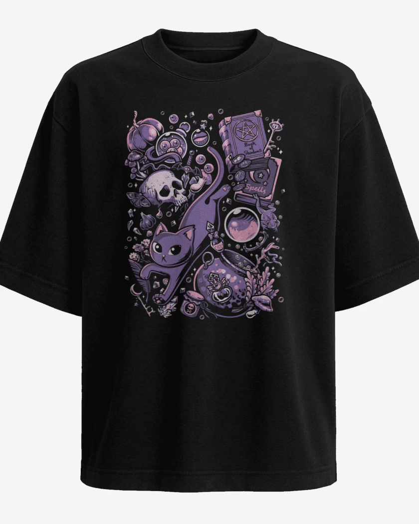 Polera Oversize Ingredientes para Brujería