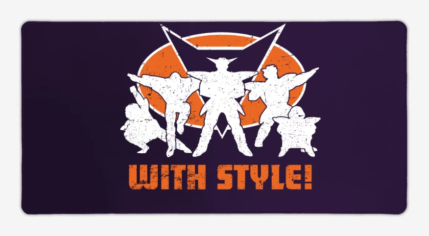 Mouse pad Gamer Morado de Fuerzas Ginyu