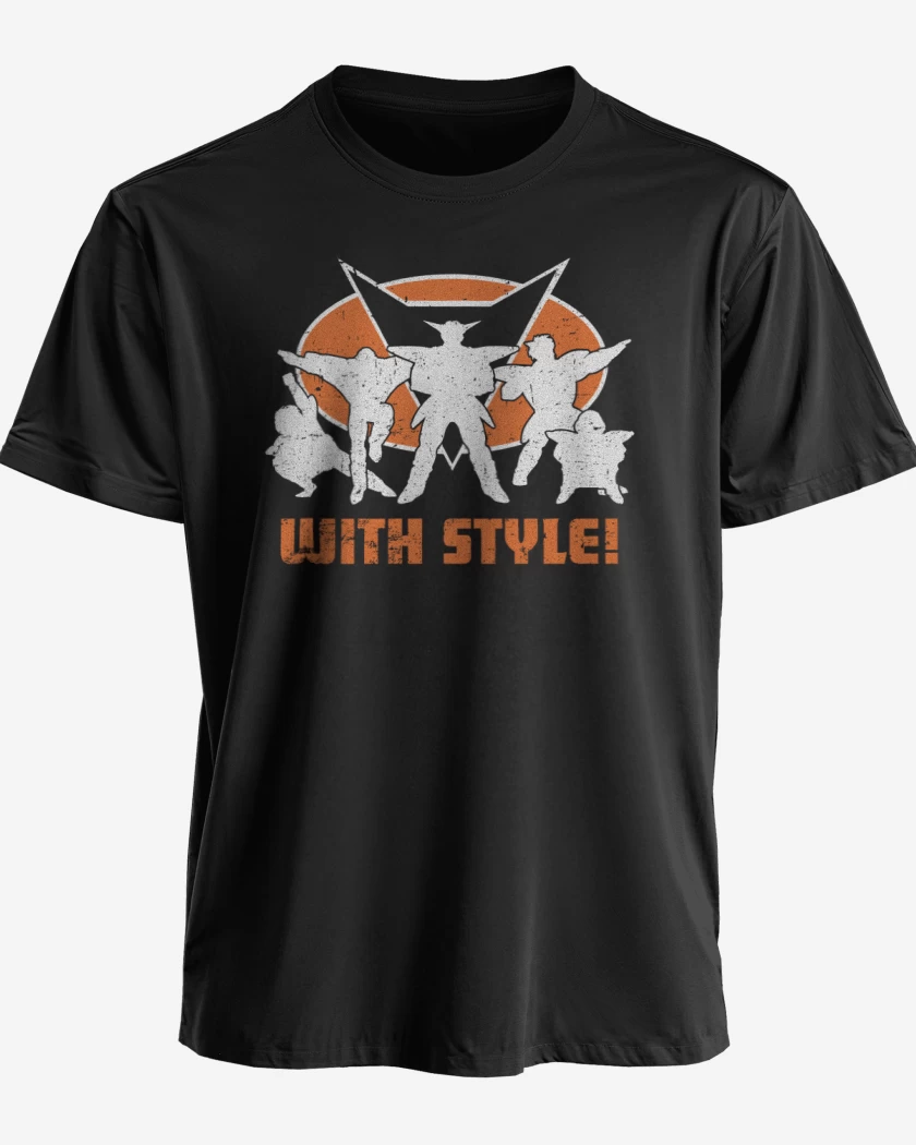 Polera premium Negro de Fuerzas Ginyu
