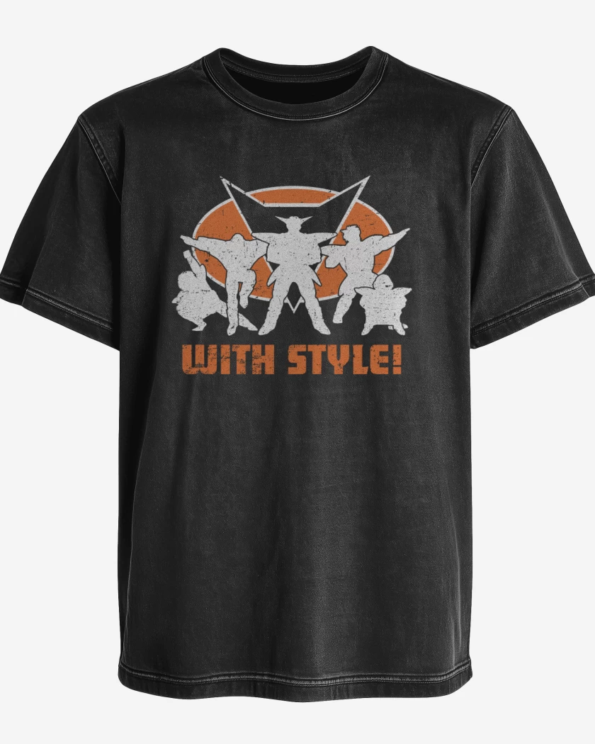 Polera desgastada Fuerzas Ginyu