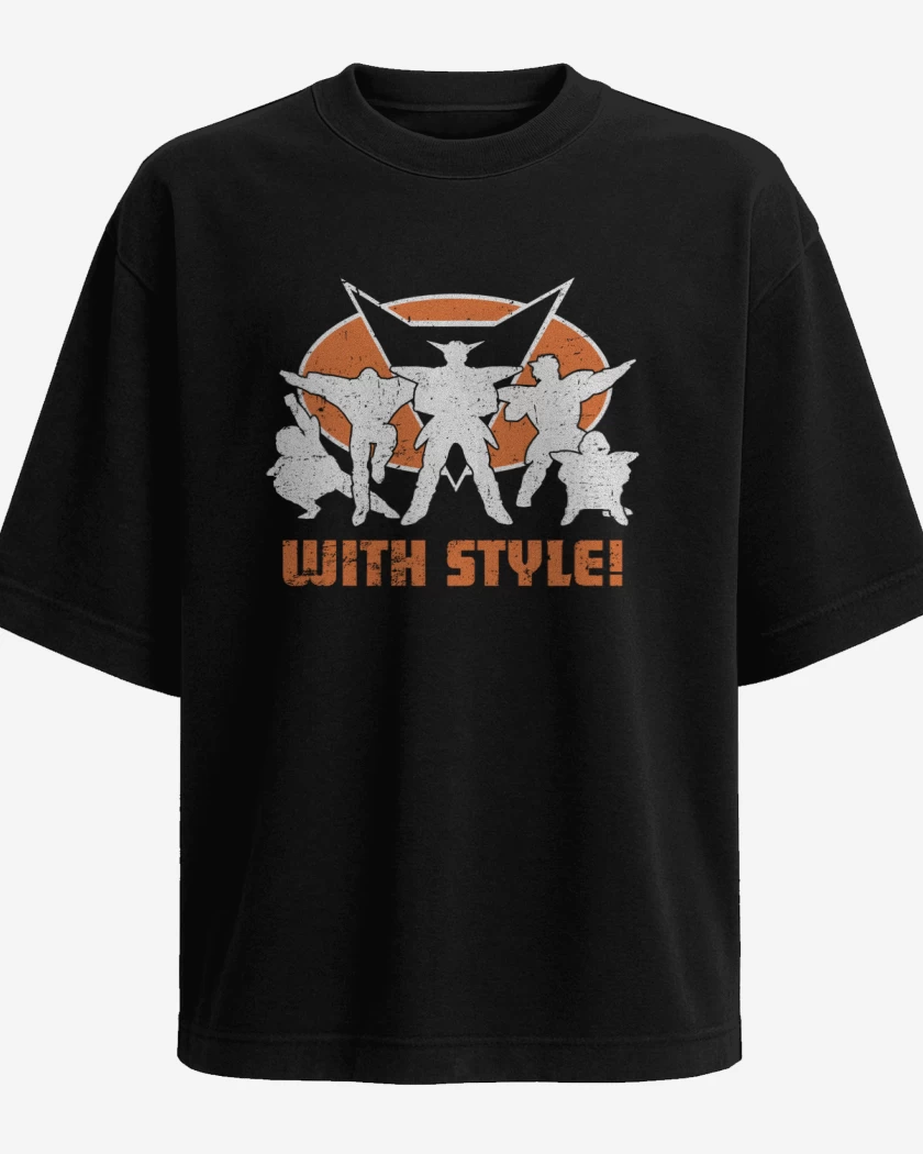Polera Oversize Fuerzas Ginyu
