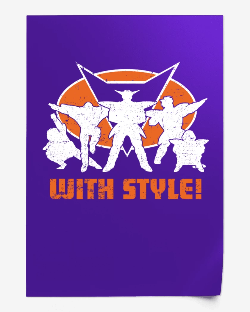Print Morado de Fuerzas Ginyu