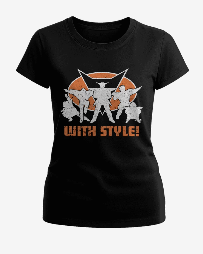 Polera de Mujer Negro de Fuerzas Ginyu