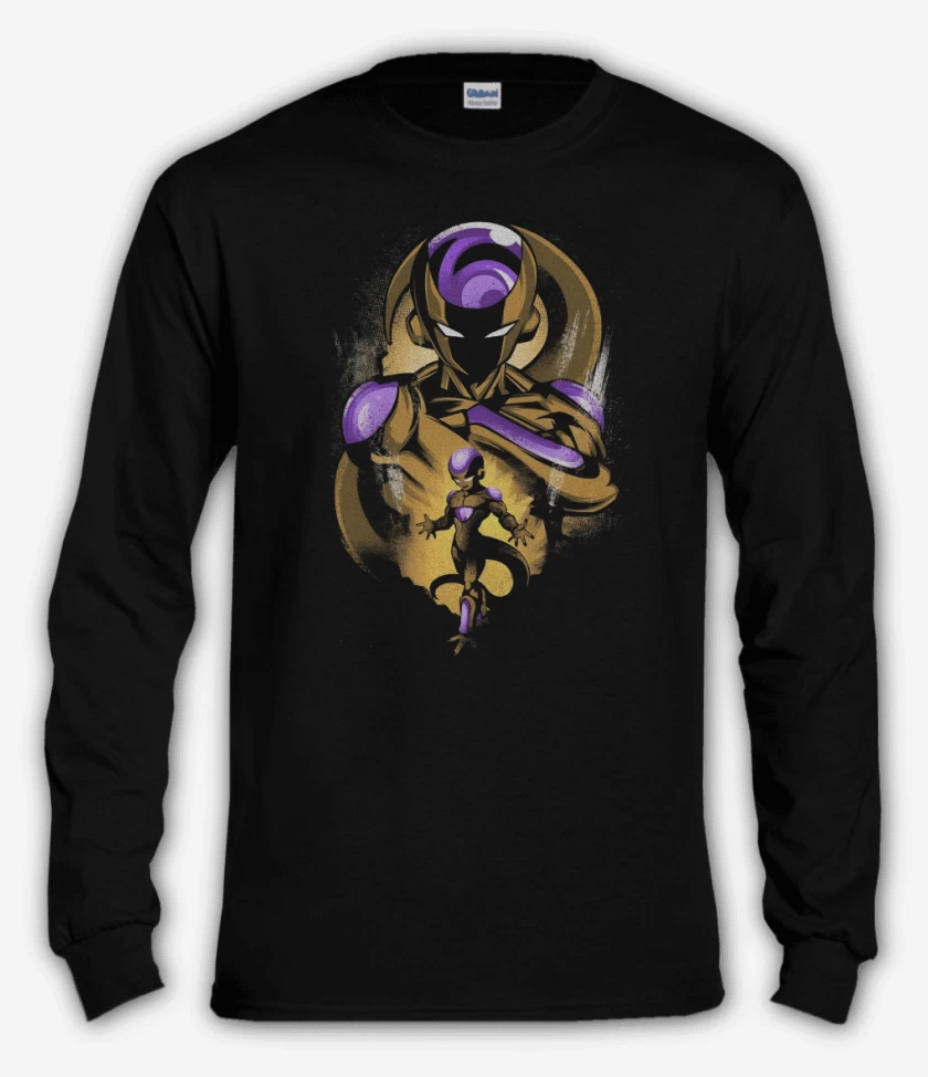 Polera manga larga Negro de Golden Freeza