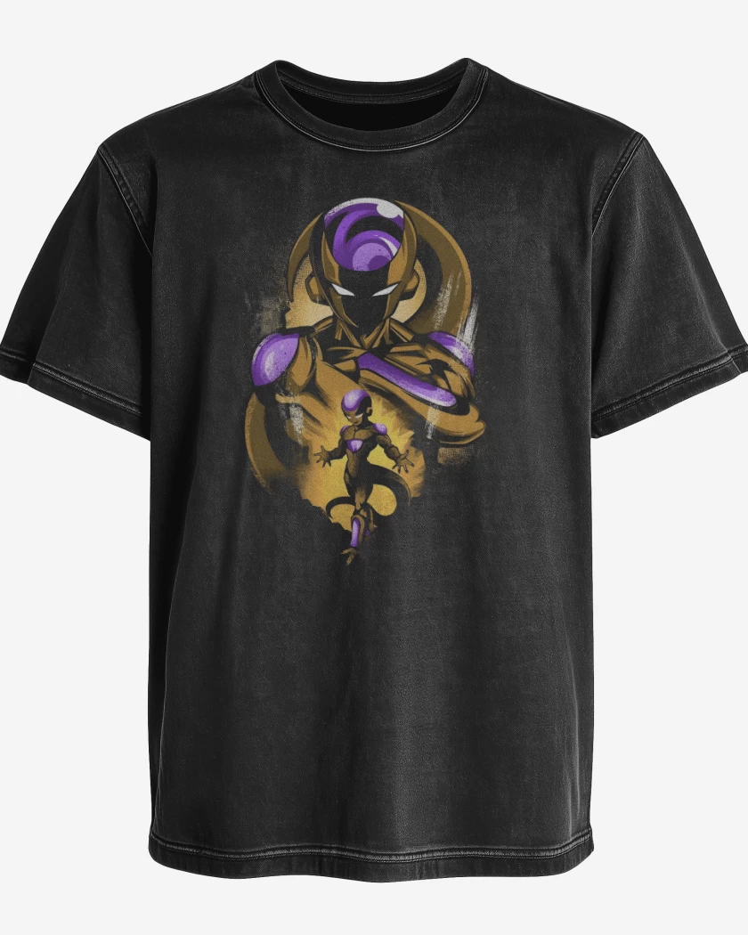 Polera desgastada Golden Freeza