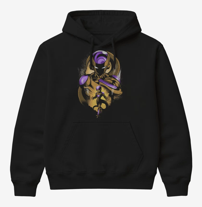 Poleron Canguro básico Negro de Golden Freeza