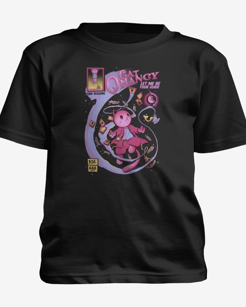 Polera de niño Negro de CatOmancy