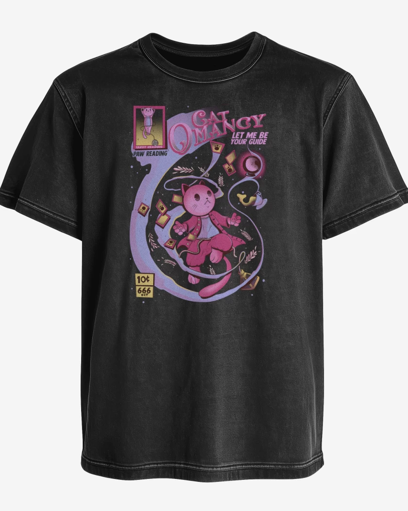 Polera desgastada CatOmancy