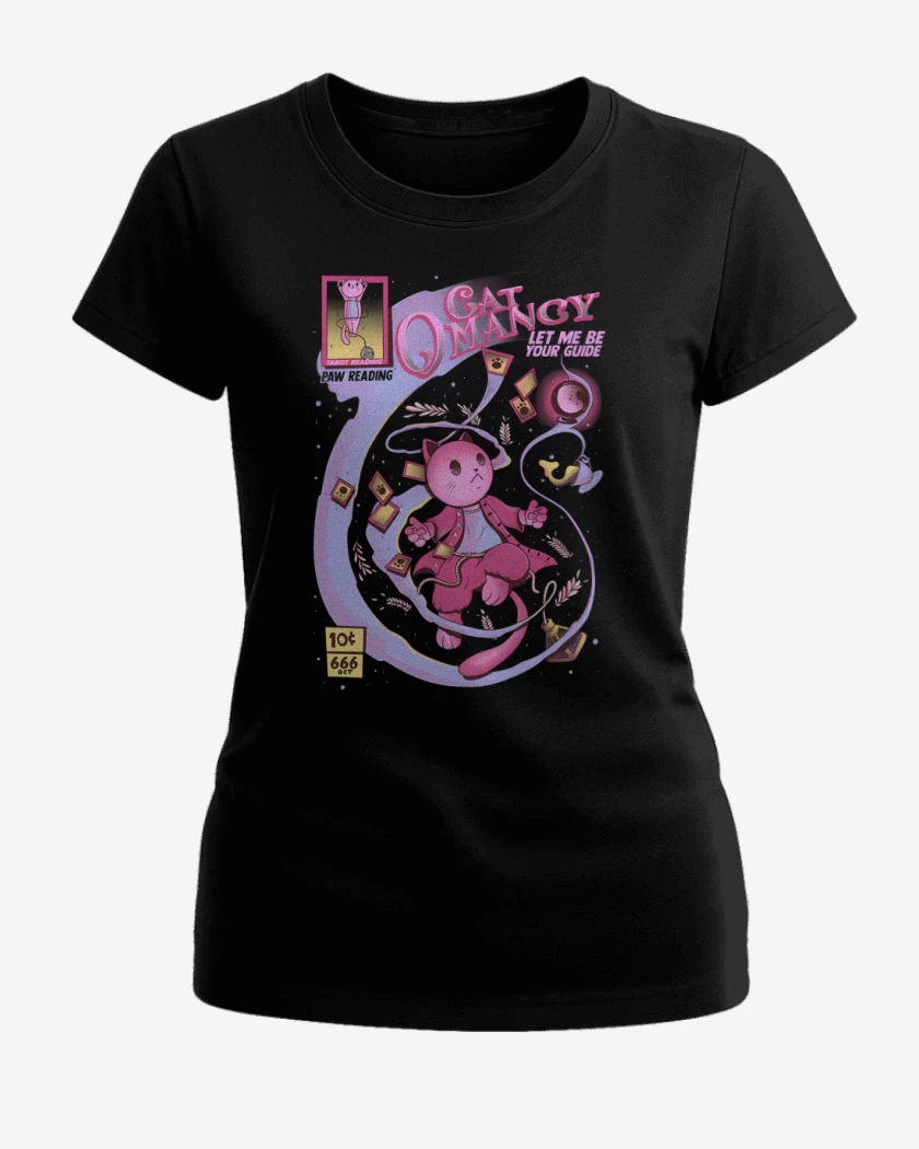Polera de Mujer Negro de CatOmancy