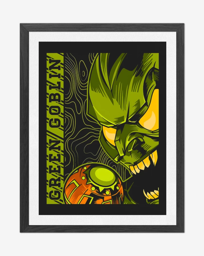 Cuadro decorativo Negro de Green Goblin
