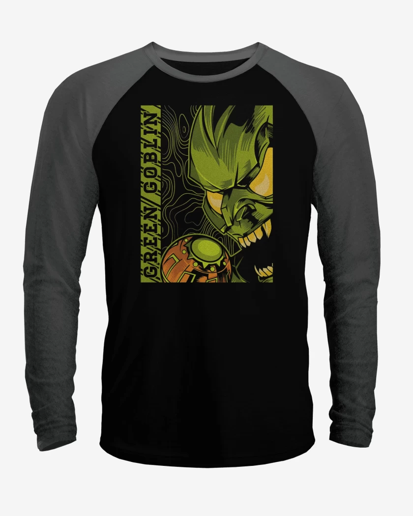 Polera Raglan Green Goblin