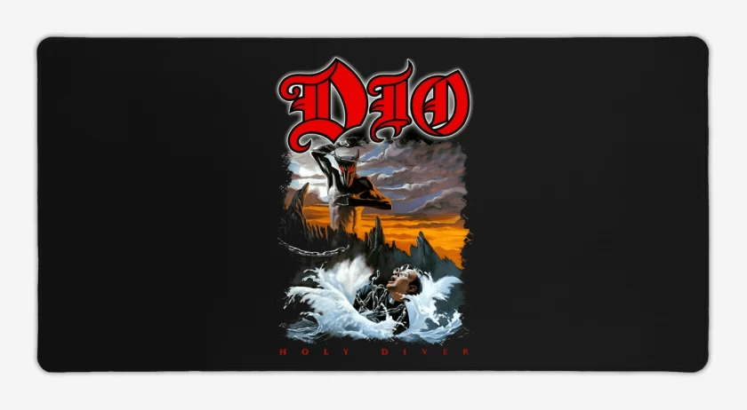 Mouse pad Gamer Negro de Holy Diver