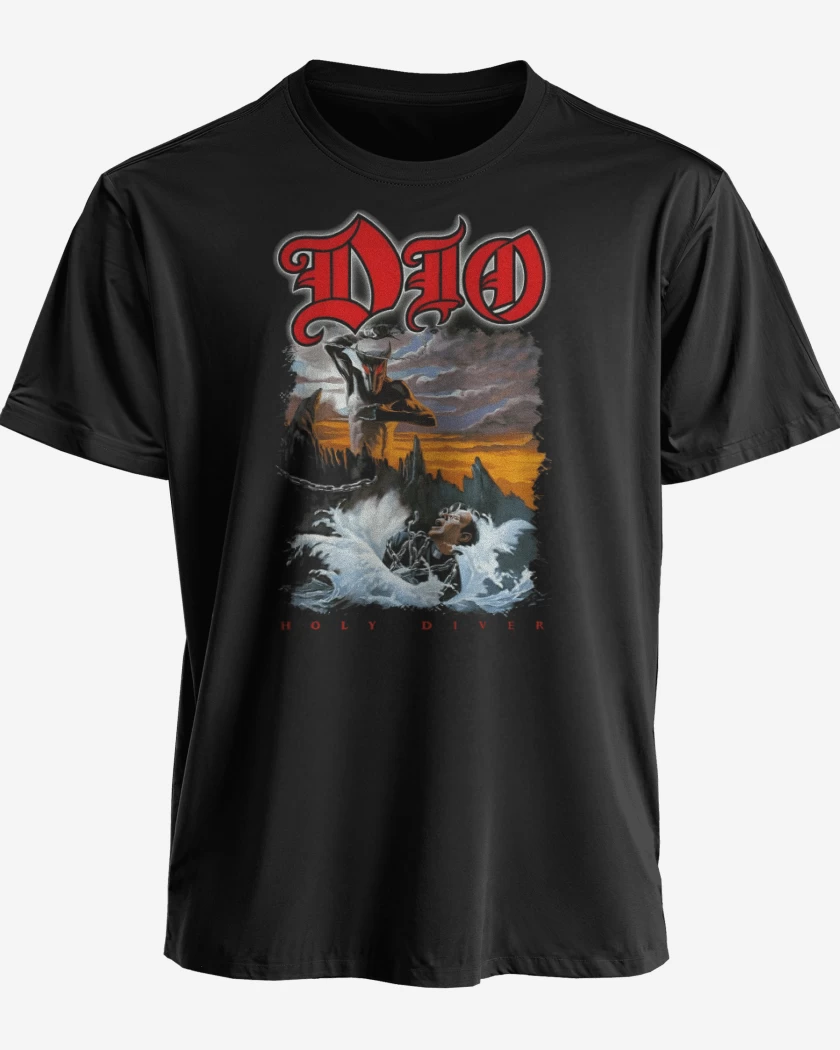 Polera premium Negro de Holy Diver