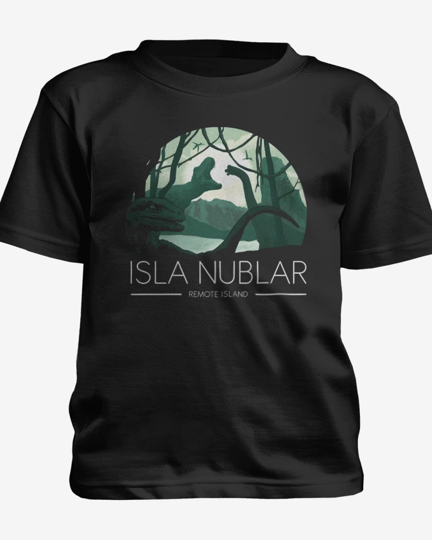 Polera de niño Negro de Isla Nublar