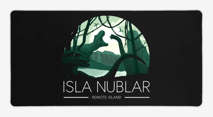 Mouse pad Gamer Isla Nublar