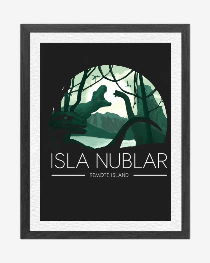 Cuadro decorativo Isla Nublar