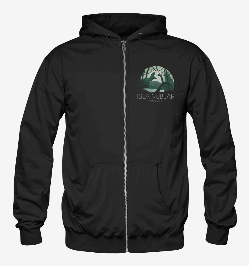 Poleron Canguro con cierre Isla Nublar