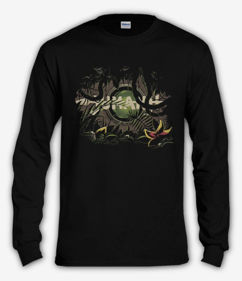 Polera manga larga Negro de Jumanji
