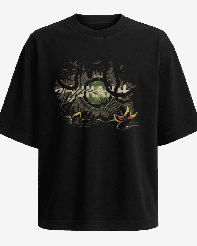 Polera Oversize Negro de Jumanji