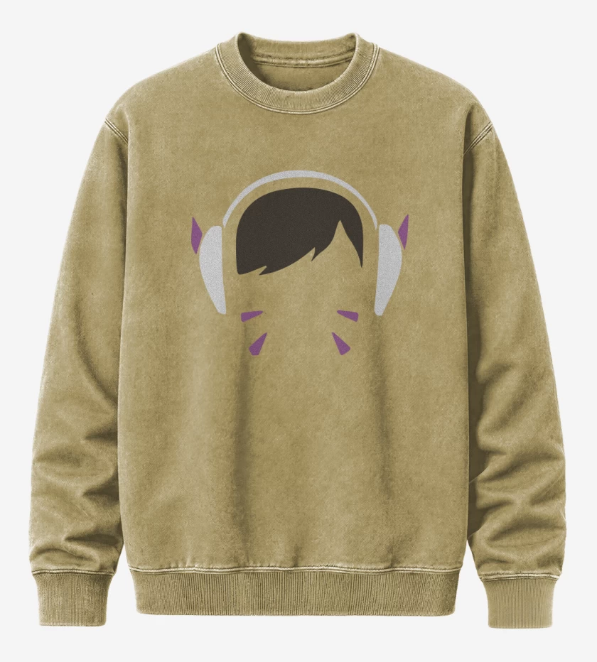 Poleron Polo Acid Wash Beige de Dva