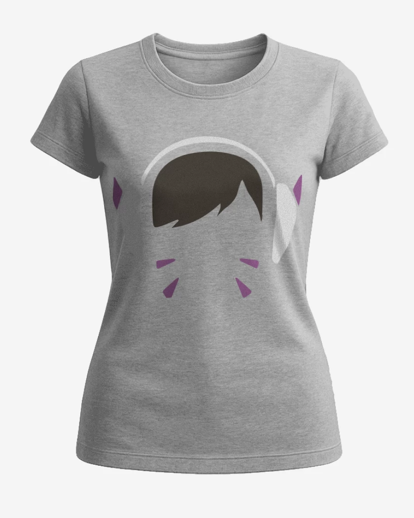 Polera de Mujer Gris Melange de Dva