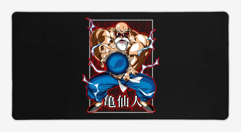 Mouse pad Gamer Negro de Kame Sen nin