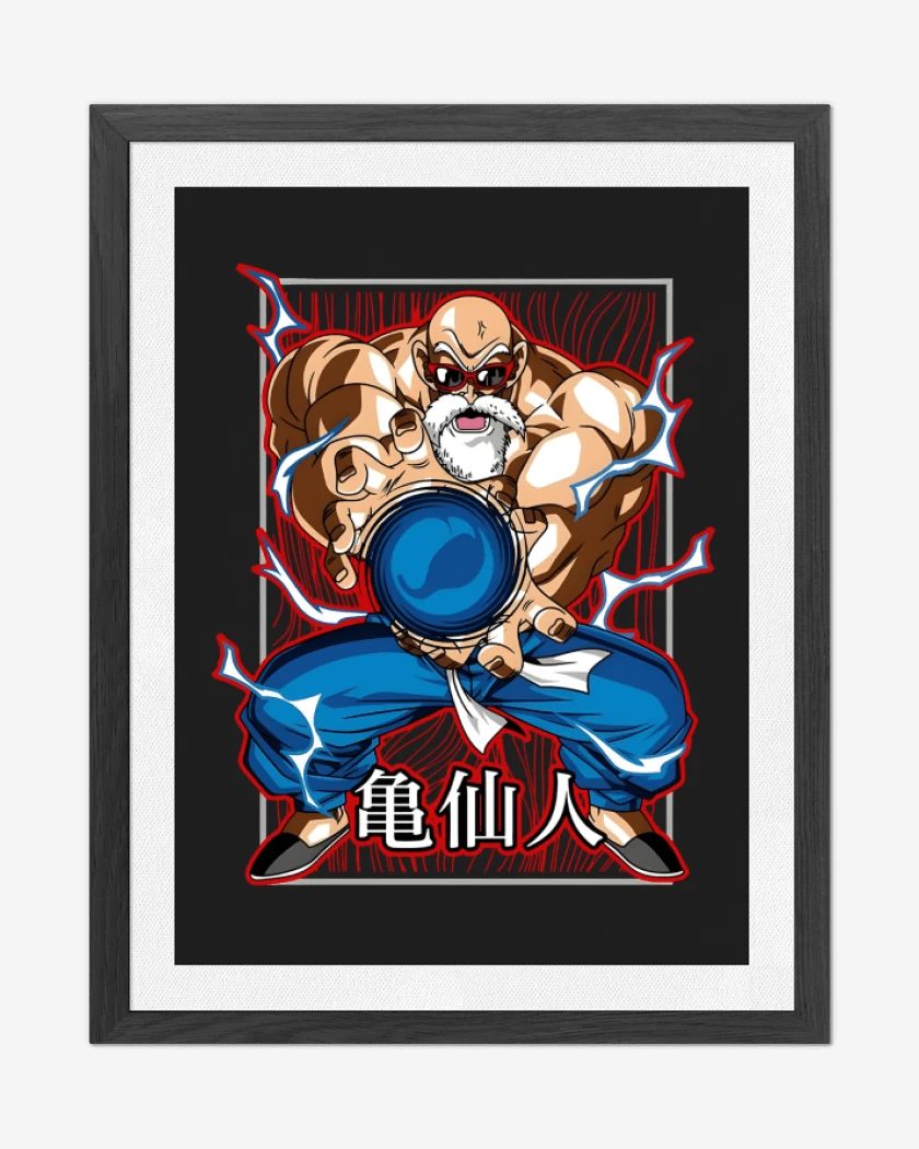 Cuadro decorativo Negro de Kame Sen nin