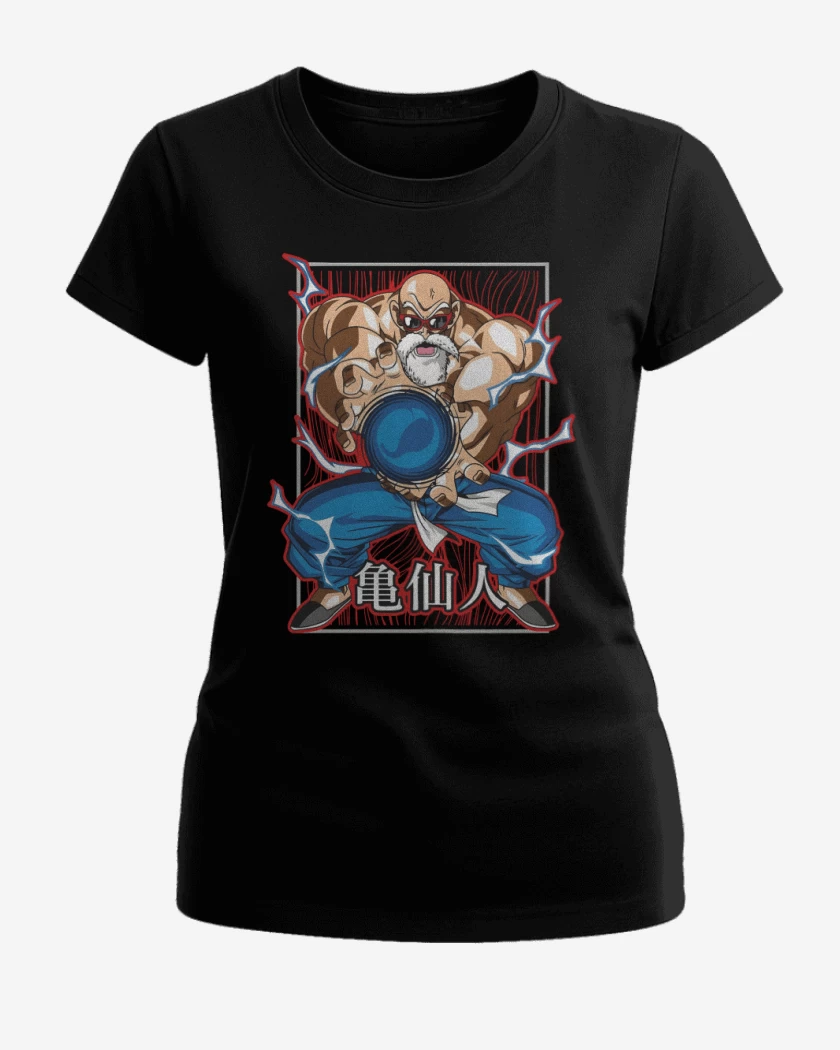 Polera de Mujer Negro de Kame Sen nin