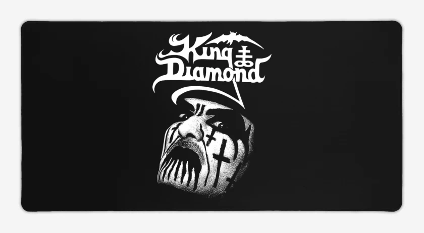 Mouse pad Gamer Negro de King Diamond