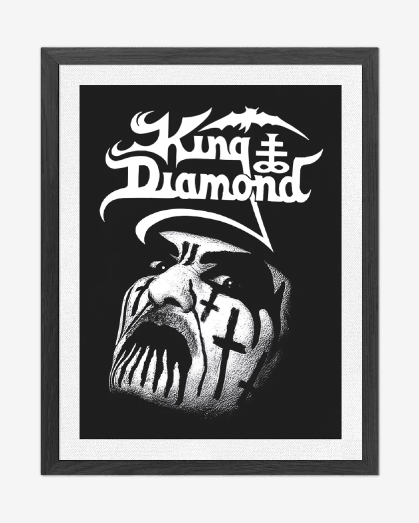 Cuadro decorativo Negro de King Diamond