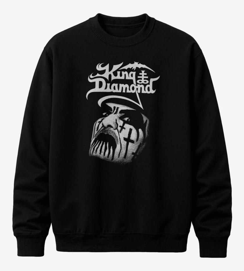 Poleron polo Negro de King Diamond