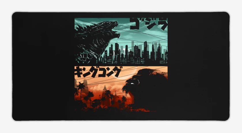 Mouse pad Gamer Kong vs Zilla