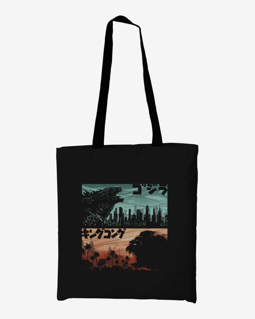 Totebag Kong vs Zilla