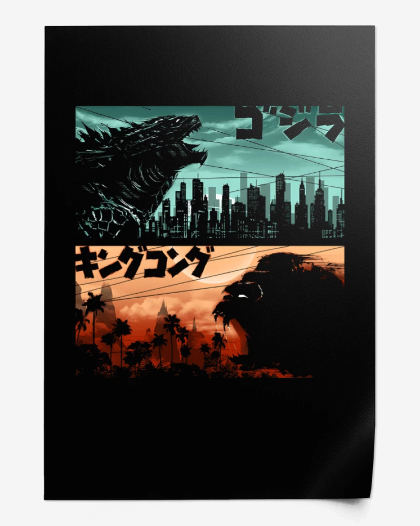 Print Kong vs Zilla