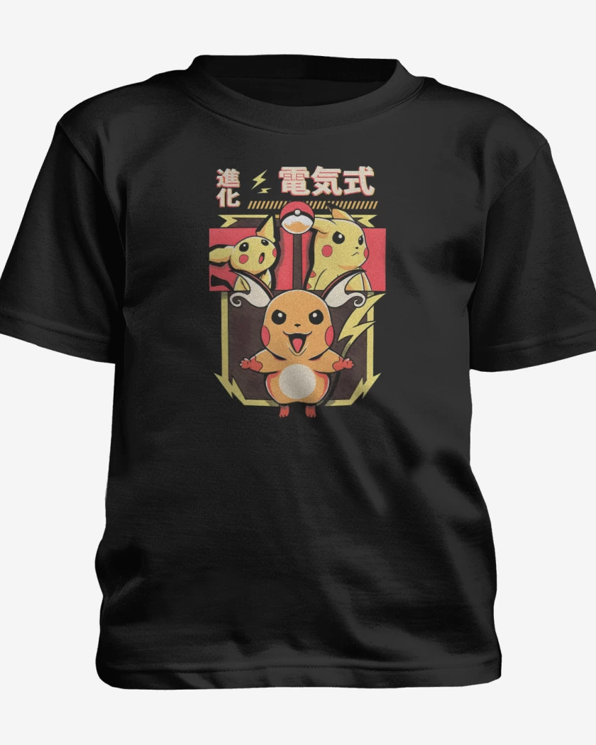 Polera de niño Negro de Los Chu