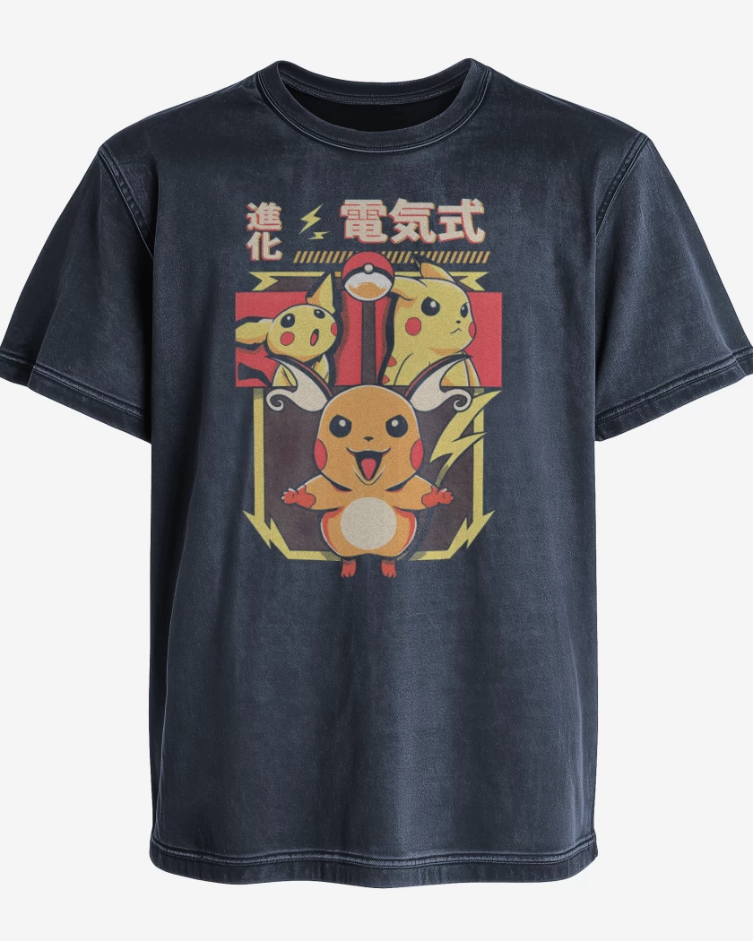 Polera desgastada Azul Marino de Los Chu