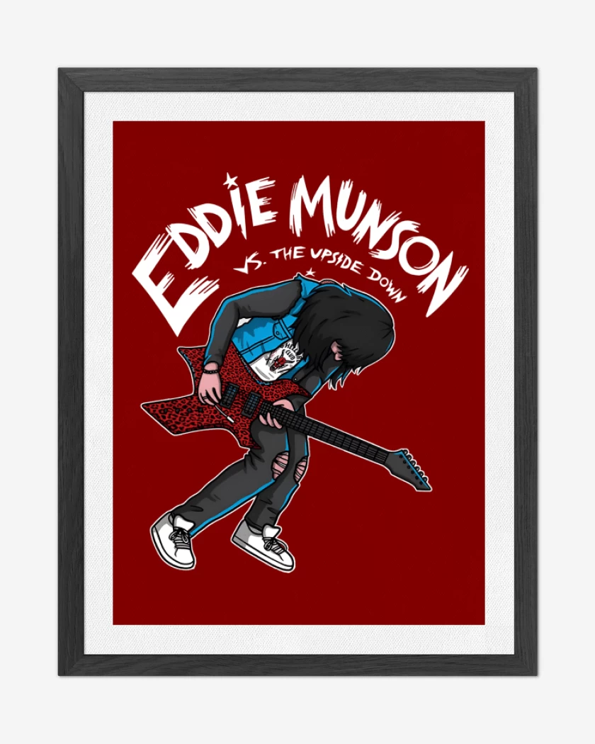 Cuadro decorativo Rojo de Munson vs Upside Down