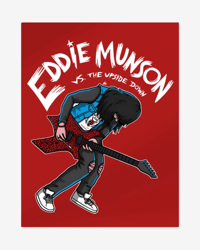 Print metalico Munson vs Upside Down