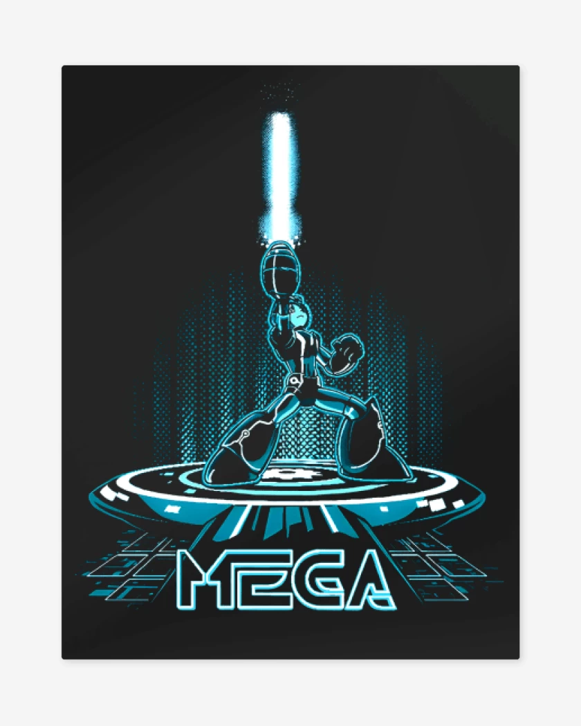 Print metalico Mega