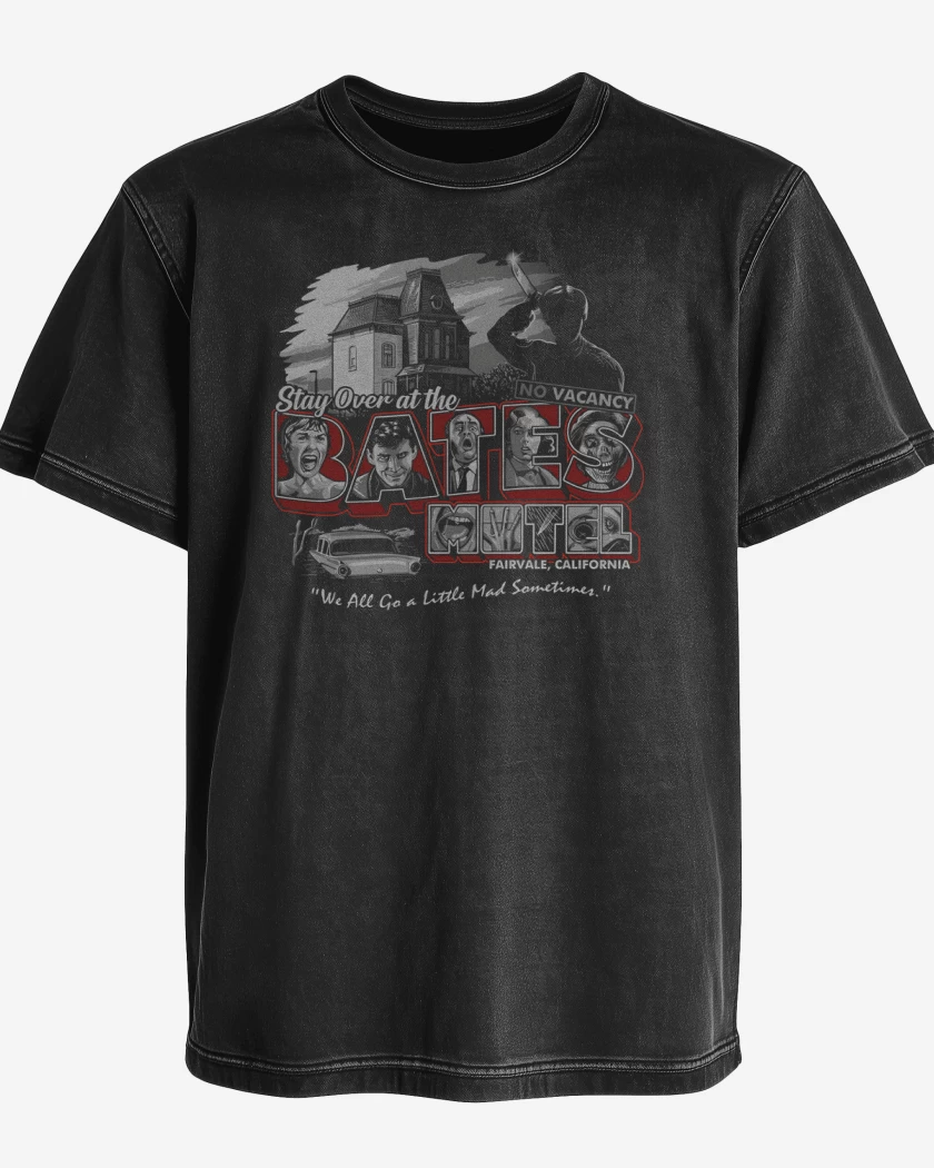 Polera desgastada Negro de No vacancy