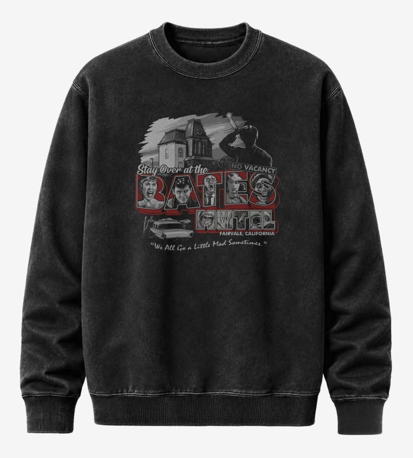 Poleron Polo Acid Wash Negro de No vacancy