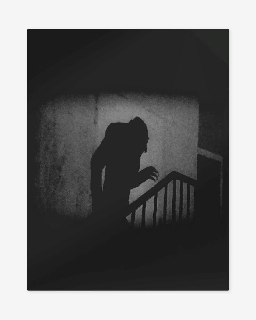 Print metalico Negro de Nosferatu
