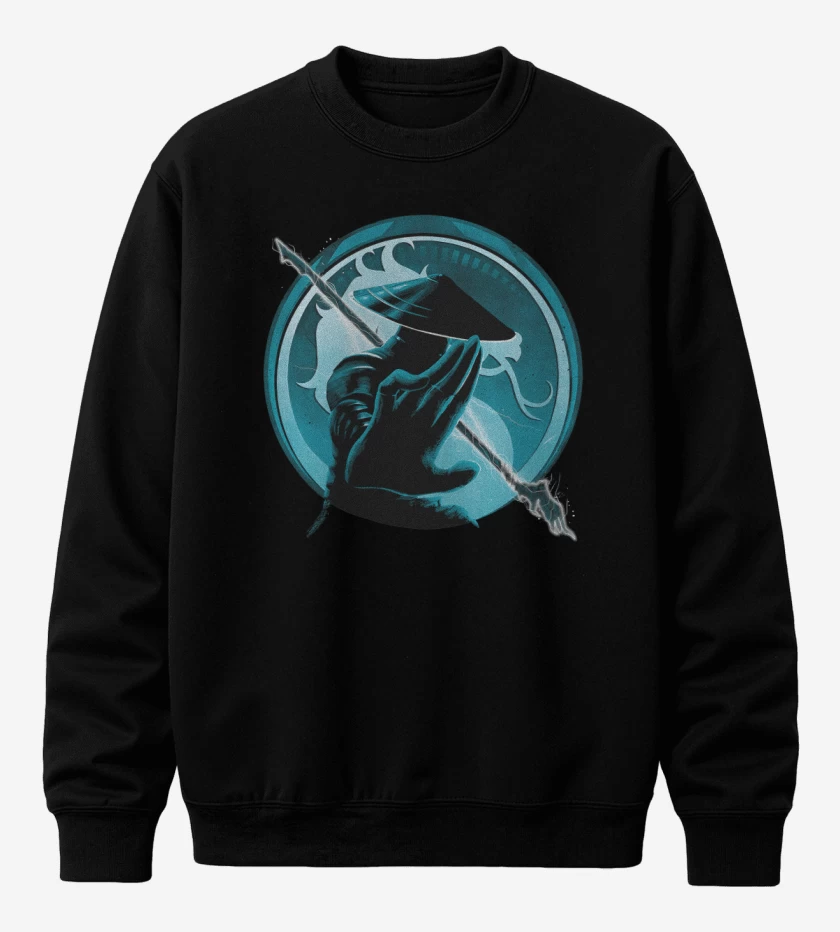 Poleron polo Negro de Raiden