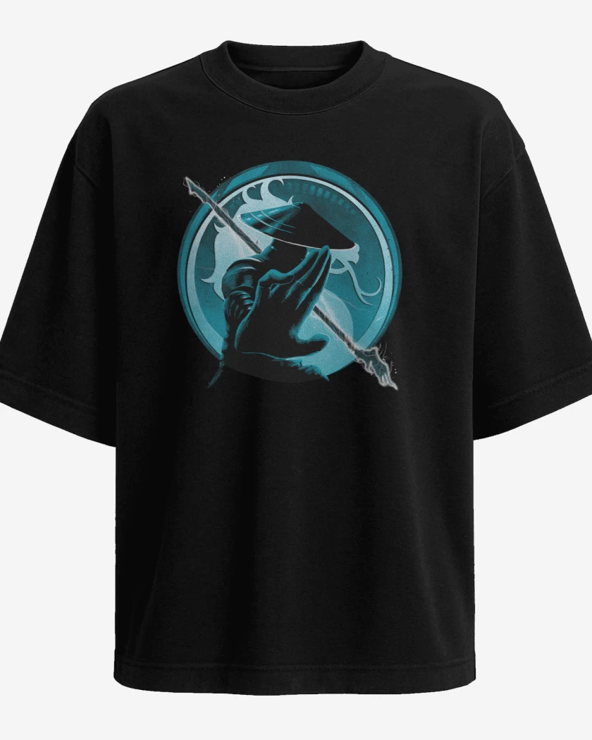 Polera Oversize Negro de Raiden