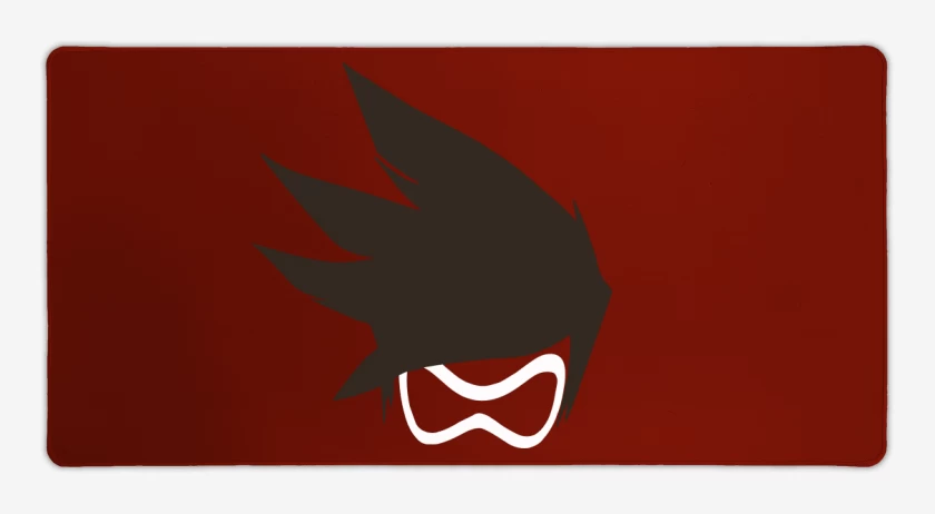 Mouse pad Gamer Rojo de Tracer